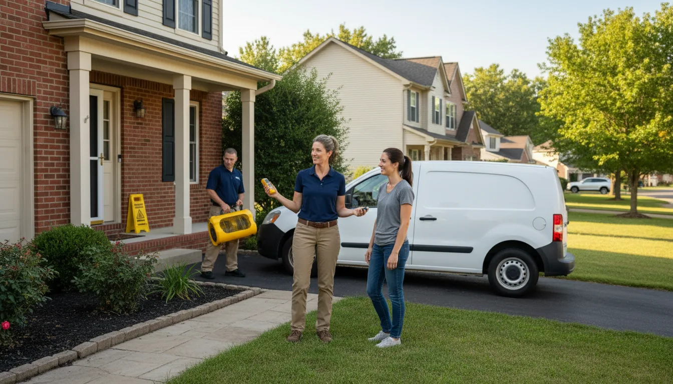 Water restoration image for Water Damage & Restoration Services in Reed, KY